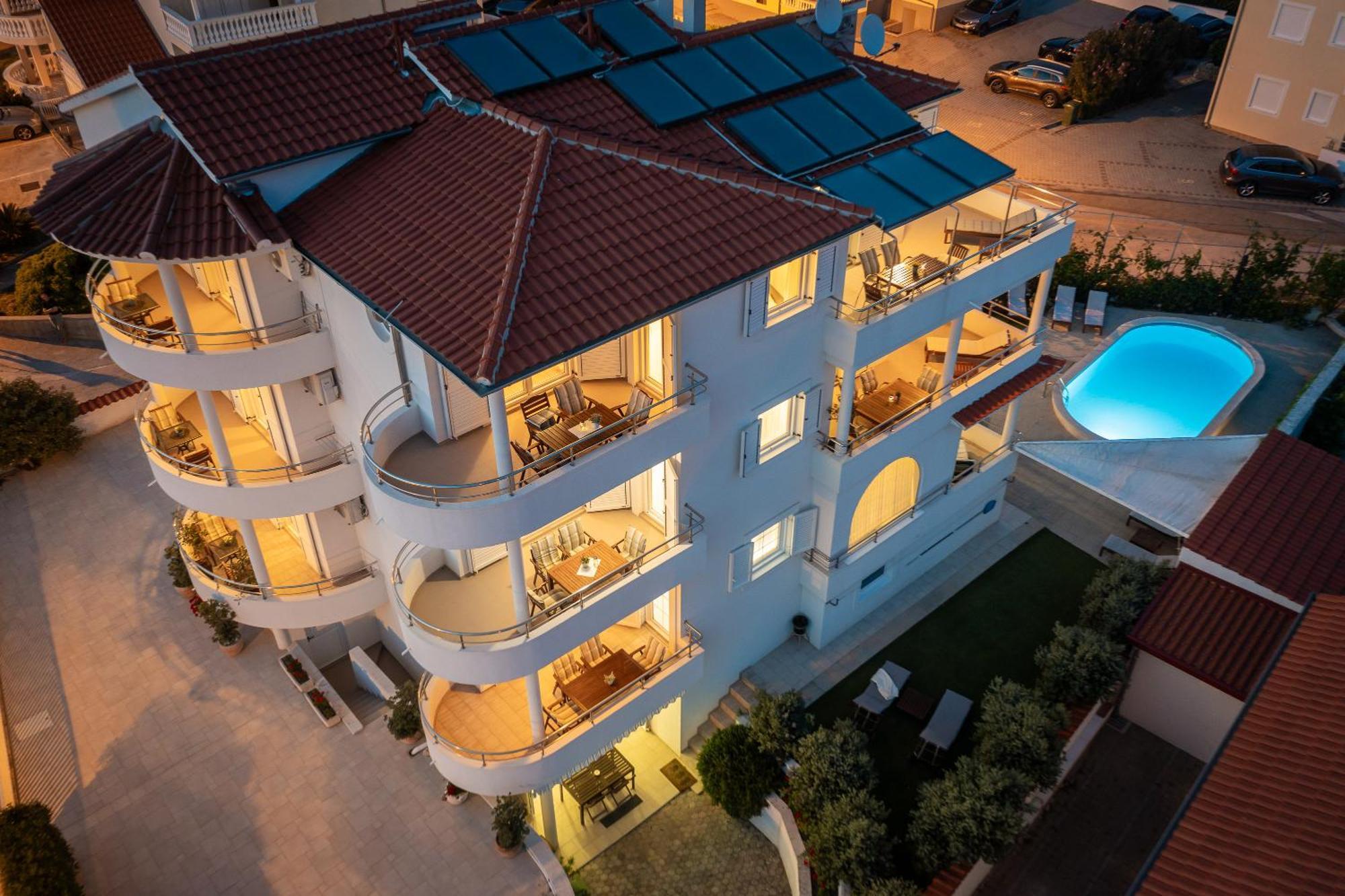Sea View Apartments Tihi II Vodice Eksteriør billede